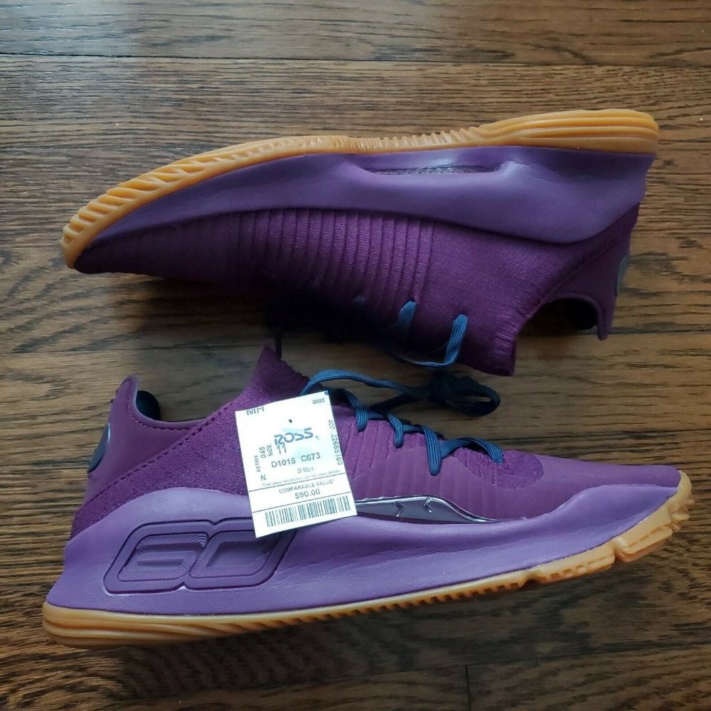 Under Armour Curry 4 Basketball Shoes Mens 11 Low